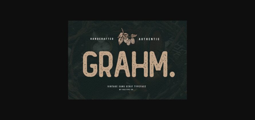 Grahm Font Poster 3