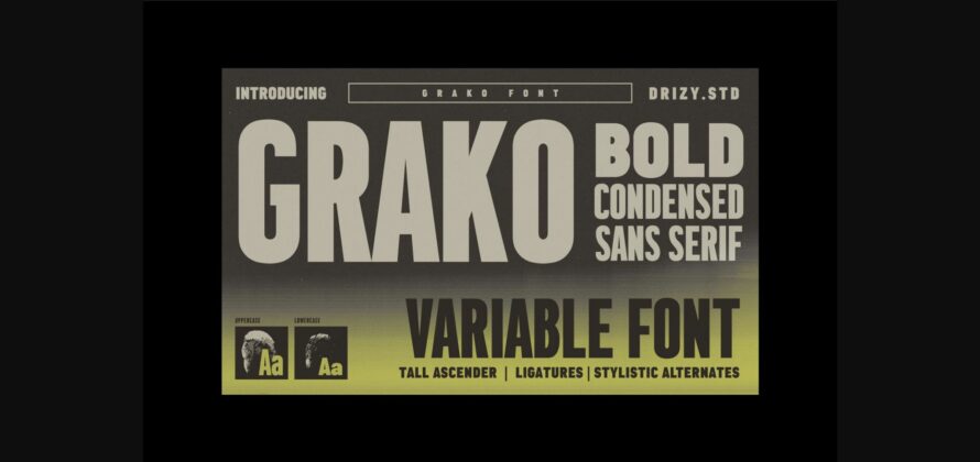 Grako Font Poster 1