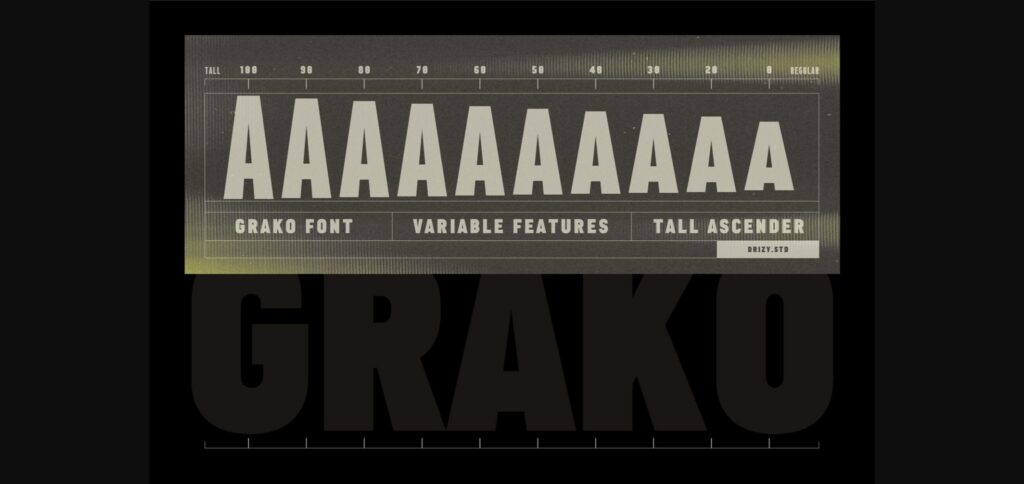 Grako Font Poster 5