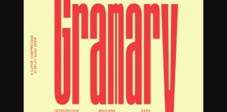 Gramary Font Poster 1