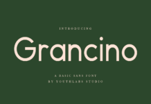 Grancino Font Poster 1