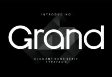 Grand Font Poster 1