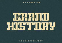 Grand History Font Poster 1