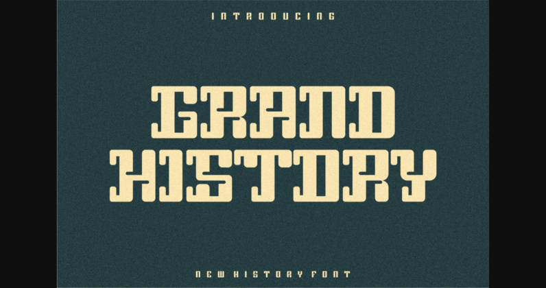 Grand History Font Poster 1