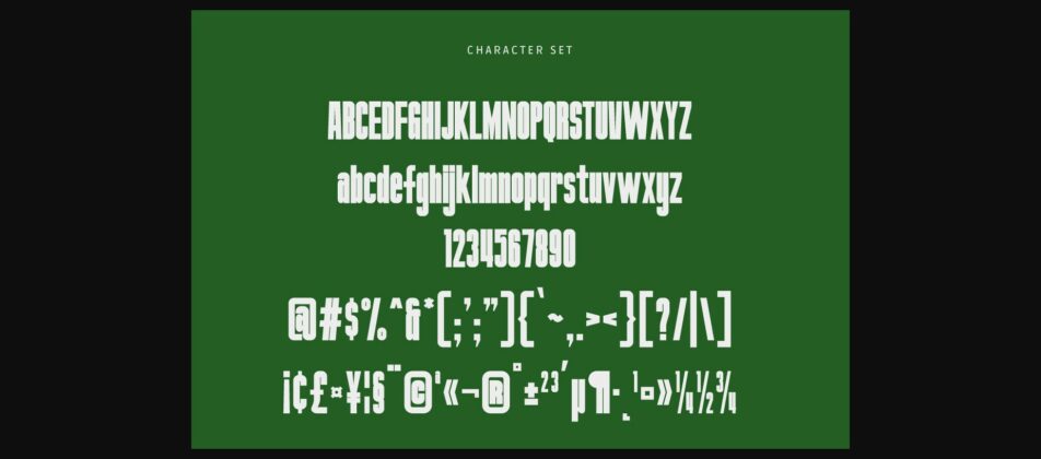 Grand Mighty Font Poster 8