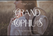 Grand Ophius Font Poster 1