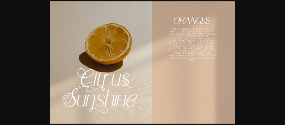 Grand Ophius Font Poster 9