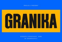 Granika Font Poster 1