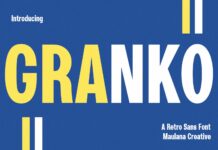 Granko Font Poster 1