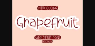 Grapefruit Font Poster 1