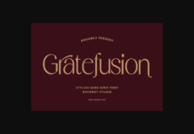 Gratefusion Font Poster 1