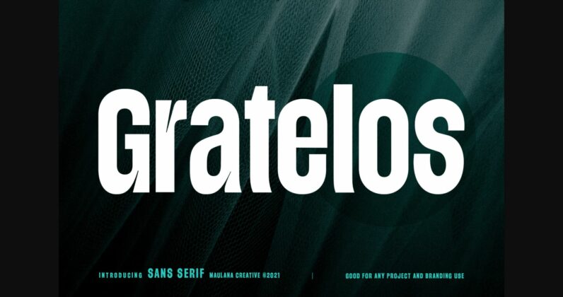 Gratelos Font Poster 3