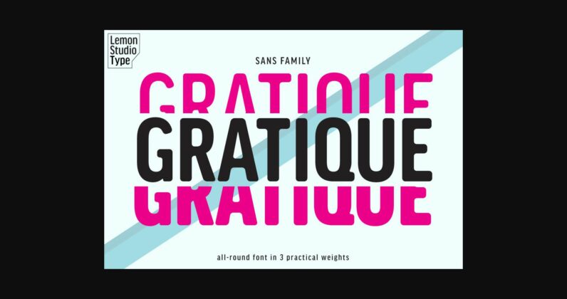 Gratique Font Poster 3