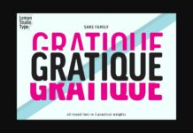 Gratique Font Poster 1