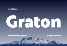 Graton Font Poster 1