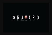 Gravaro Font Poster 1