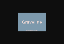 Graveline Font Poster 1