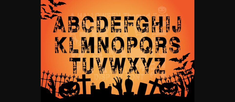 Graveyard Font Poster 4