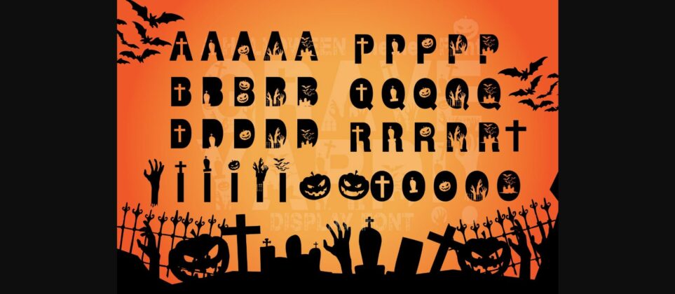 Graveyard Font Poster 8