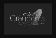 Graydents Font Poster 1