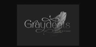 Graydents Font Poster 1