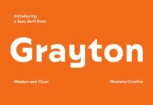 Grayton Font Grayton Font Poster 1