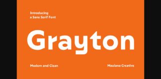Grayton Font Poster 1