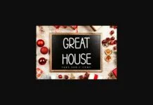 Great House Font Great House Font Poster 1