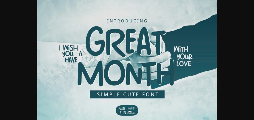 Great Month Font Poster 3