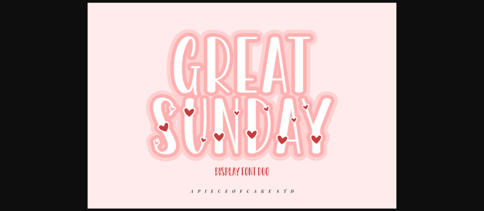 Great Sunday Font Poster 3