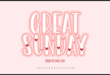 Great Sunday Font Poster 1