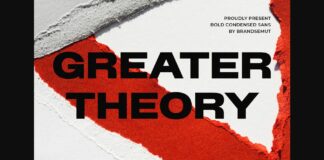 Greater Theory Font Poster 1