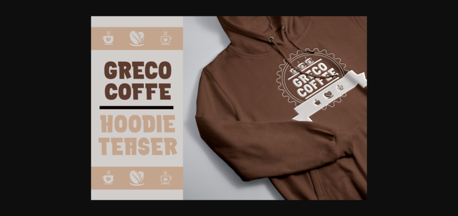Greco Coffee Font Poster 5