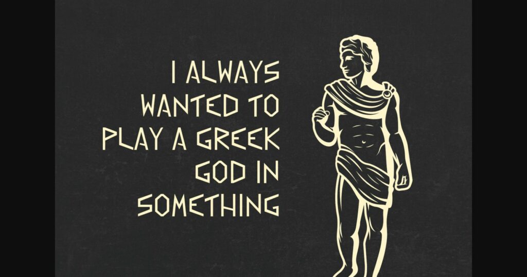 Greek Myth Font Poster 5