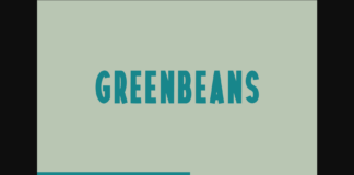 Greenbeans Font Poster 1