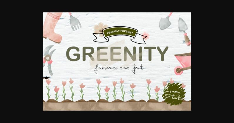 Greenity Font Poster 3
