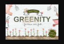 Greenity Font Poster 1