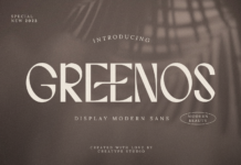 Greenos Font Poster 1