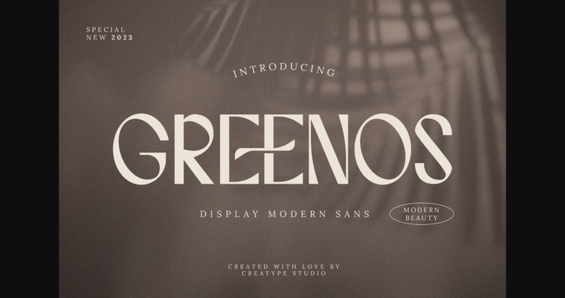 Greenos Font Poster 1