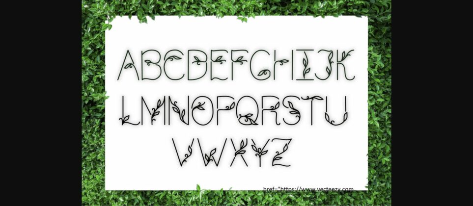 Greenpower Font Poster 4