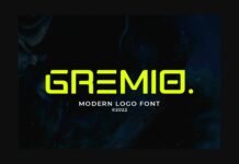 Gremio Font Poster 1