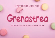 Grenastrea Font Poster 1