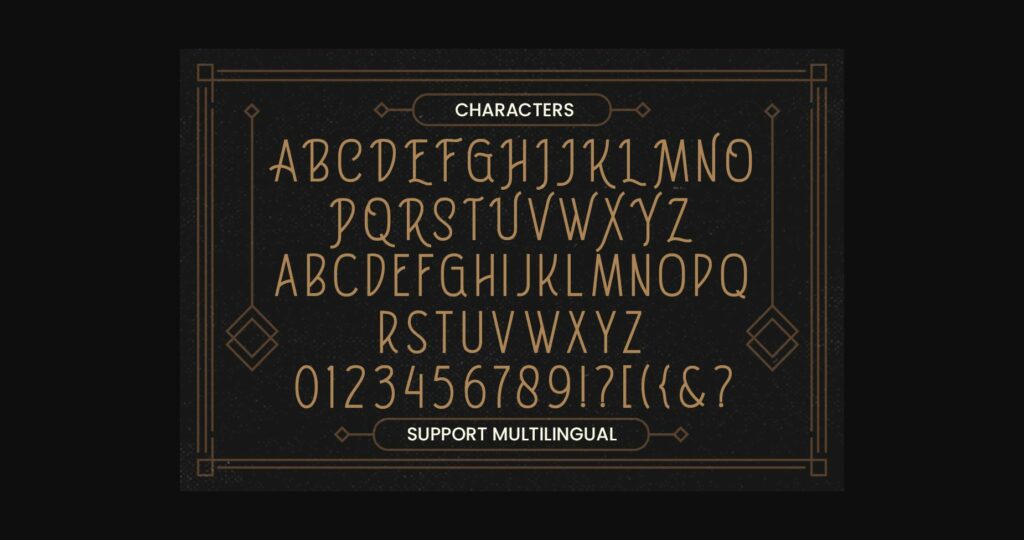 Grenoble Font Poster 5