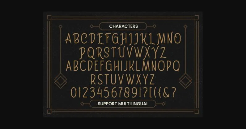 Grenoble Font Poster 5