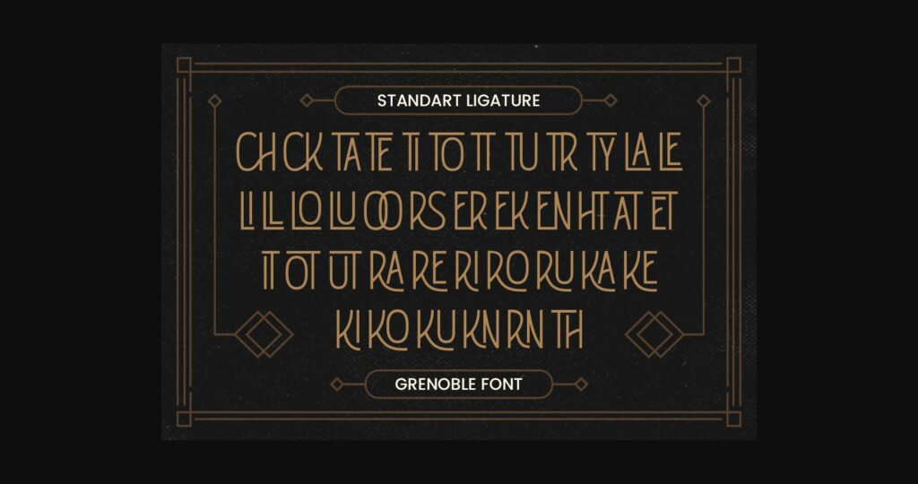 Grenoble Font Poster 6