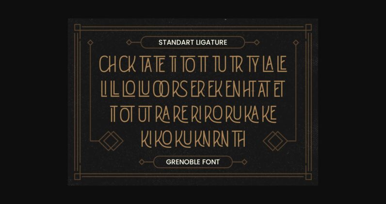 Grenoble Font Poster 6