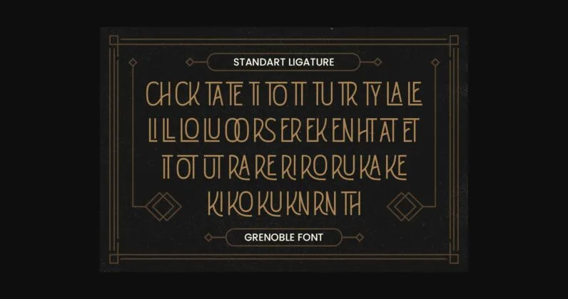 Grenoble Font Poster 6
