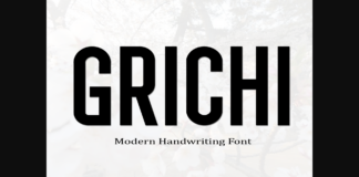 Grichi Font Poster 1