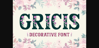 Gricis Font Poster 1