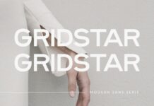 Gridstar Font Poster 1